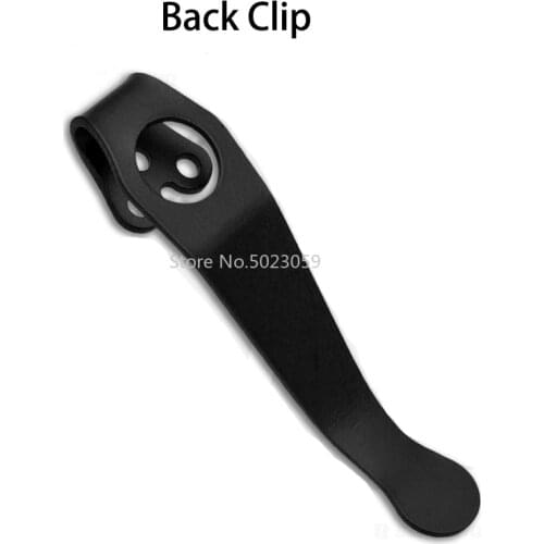 1piece Titanium Pocket Knife Clip Kydex Back Clips waist Clip for C81 C10 C11 folding knife Back Clips
