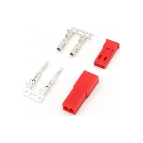 10Sets Red/White JST-2P JST Connector Plug 2pin Female Male and Crimps RC battery connector for Auto,E-Bike,boat,LCD,LED IC