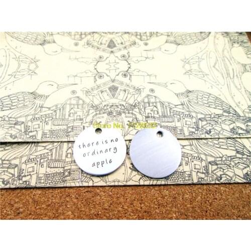 10pcs-stainless steel Charms "there is no ordinary " DIY Charms Pendants for necklace/bracelet/keychain DIY jewelry