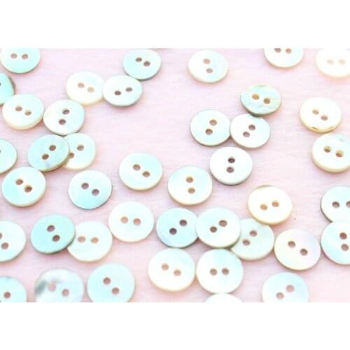 1000pcs Savaged small miniature shell button mother of pearl natural color 8mm miniature natural mother of pearls