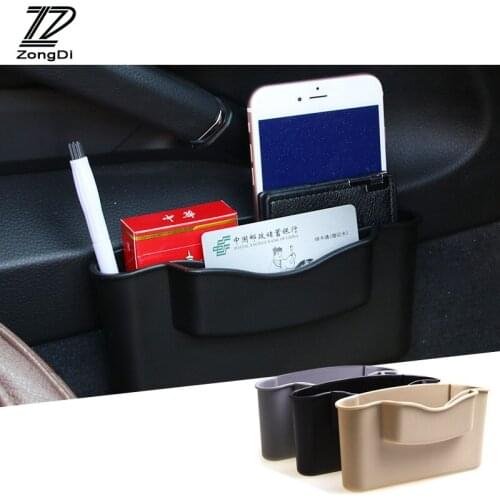 ZD 1X Car Storage Box Multi-function seat gap box For Mazda 3 6 cx-5 Lada granta Renault duster BMW e46 e39 e36 e90 Accessories