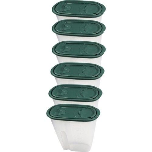 Bager 6'lı Supplies Container (2.2lt) Cok Amaclı Storage Box Set Storage Container