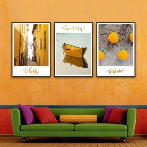 Living Room Decoration Painting Modern Minimalist Sofa Background Mural Bedroom Bedside Dining Room Triptych Paintings