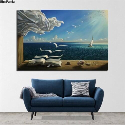 Diary Of Discoveries Abstract Nordic Posters Prints Landscape Painting Wall Pictures for Office Living Room Home Decor