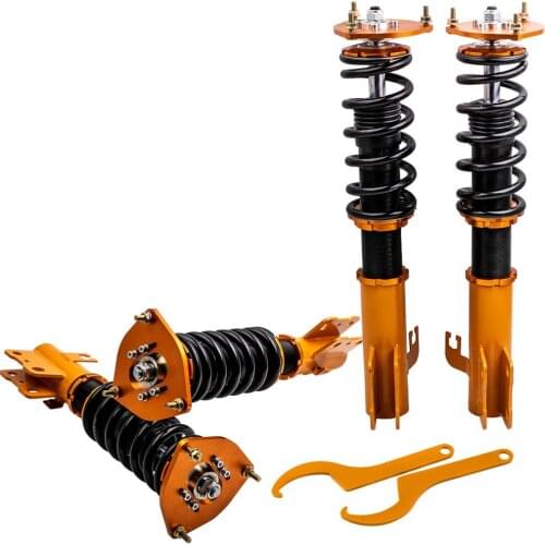 Adjustable Height Coilovers Kit for Subaru Forester 1998-2002 2.5L Coil Springs & Strut Shocks Absorbers
