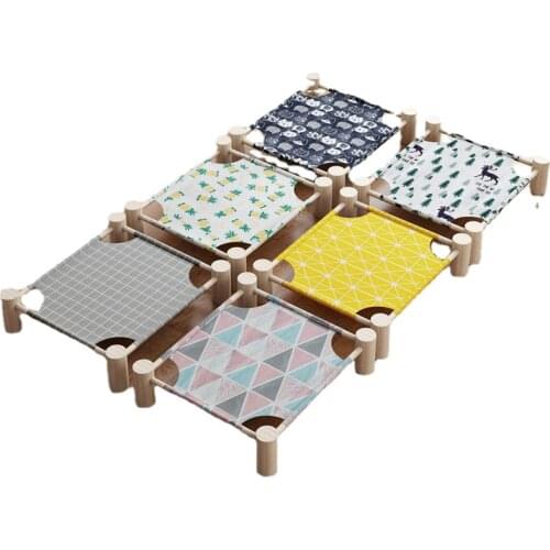 Dog Beds for Small and Medium Dogs,Four Seasons Universal Removable and Washable Dog Kennel, Teddy French Bulldog Solid Wood Bed