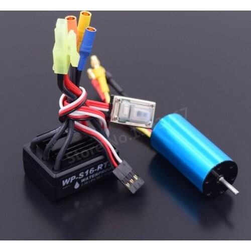 Powerful Brushless Modification Kit 2040 Brushless Motor 4800KV & 25A ESC Waterproof For RC Car WLtoys 1/18 Scale A959 A969 A979
