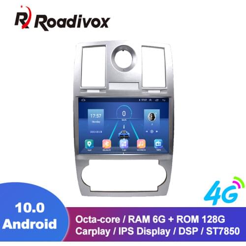 9" Car Radio Android 10.0 Car DVD Multimedia Player For Chrysler 300 C 300C 2004 2008 GPS Navigation System 2 Din RAM 4G ROM 64G