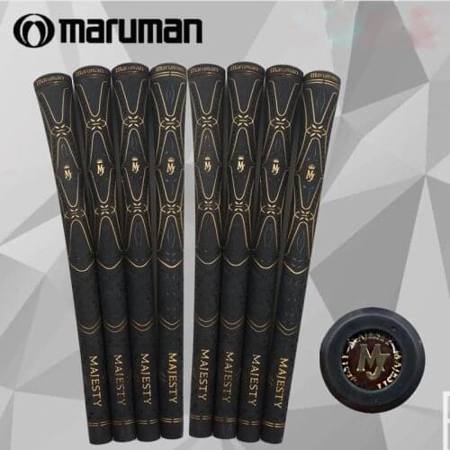 New Majest Whole body golden paint Golf Grips Iron wood pole Club Grips Rubber 13pcs/set Maruman limted nameplate