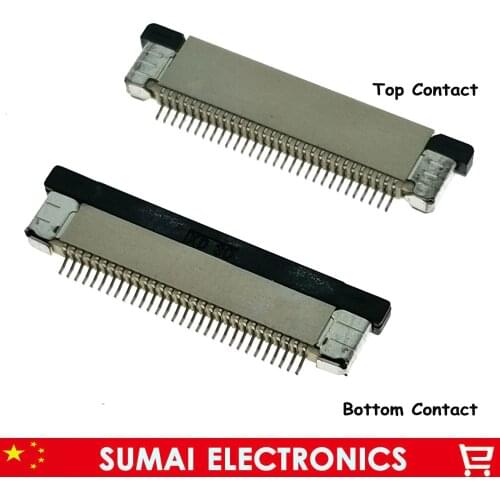 Sample, 30Pin FPC FFC Connector,30 Pin 0.5mm Flex Cable Socket for LCD Screen Interface.ROHS,30P