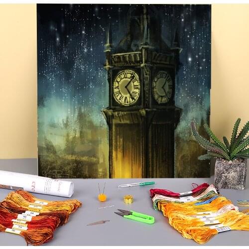 Portrait Something For The Nerves Pre-Printed 11CT Cross-Stitch Embroidery Kit DMC Threads Hobby Handicraft Jewelry