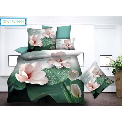 Bedclothes Luxury Bedding Korean Style Flower Bed Sets Bedsheets Super Soft Ultra Soft Duvet Cover King Housse De Couette Beds
