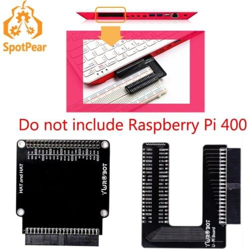 Raspberry Pi 400 U type bread board GIPO expansion board Just for Raspberry Pi 400