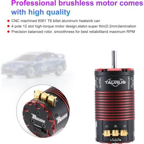 Rocket 4268 4274 V2 1700KV 1950KV 2150KV 2200KV 2450KV 2700KV Sensored Brushless Motor for 1/8 RC On-road Off-road Car