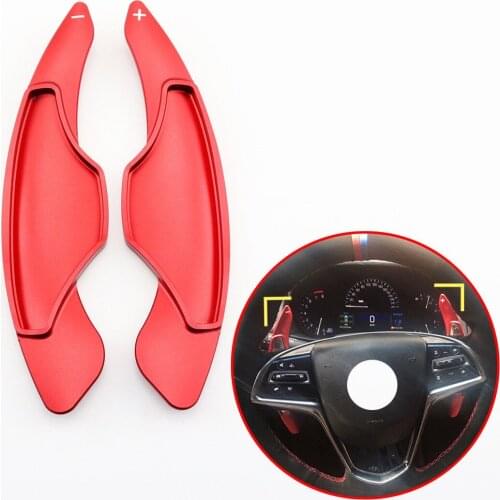 Alloy Steering Wheel Shift Paddle Shifter Fit For Cadillac ATS ATS-L CT6 28T 40T 2014-2018 2019 Accessories