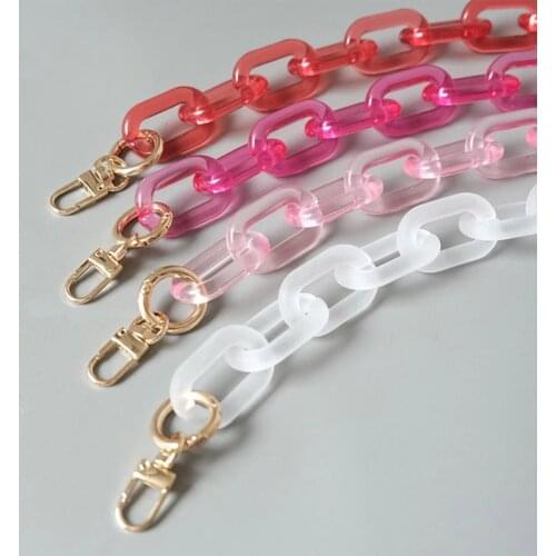 Acrylic Strap Replacement for Handmade Shoulder Bag Bucket Beach Handbags Top Handle Bags