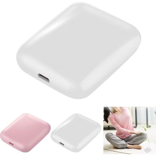 SOONHUA Mini Air Purifier Personal Necklace Negative Ion Generator Odor Eliminator Air Fresher Ionizer Air Purifiers USB Cable