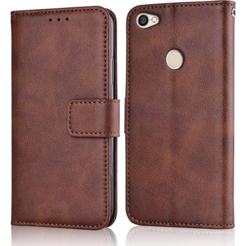 Slim Leather Flip Cover for Xiaomi Redmi Note 5A Prime pro 32G 64G Case Wallet Card Magnetic Cover