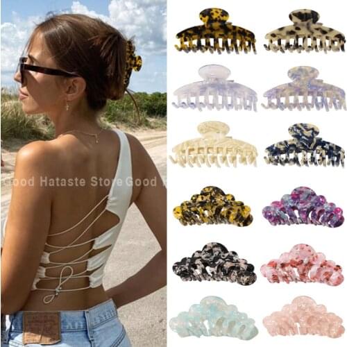 High Quality Large Geometric Hair Clips for Hair Girls Vintage Hair Clips for Women Simple Claw Hair Clip gifts Hair Accessories