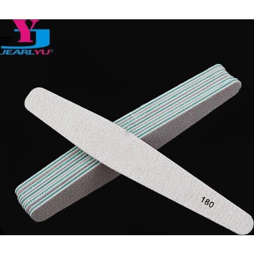 10pcs/lot Nail Buffer Tools Gray Nail Files 180/180 Sanding Drop Style Nails Art Tips Manicure Buffer Sandpaper lime a ongle