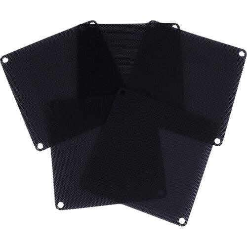 5Pcs 140mm PVC PC Fan Dustproof Case Computer Cooler Cover Mesh Dust Filter