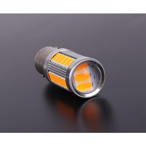 12V Car Lamp 1157 P21/5W BAY15D 5630 5730 LED Light 33 SMD Tail Bulb Brake auto Reverse Daytime Running Light red white yellow