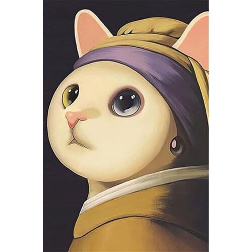 DIY Beads embroidery With Color Printed Pattern Cross stitch kits Beads for needlework Animal series Hobby Craft 16.2”x24.5