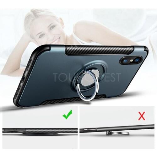 Shockproof Phone Case For XiaoMi Mi A2 Lite 8 Lite F1 Mix 3 Stand Finger Ring case for Redmi Note 7 K20 S2 Note 6 5 Pro 5A Case