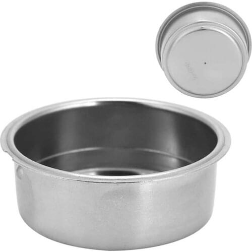 Double Layer Stainless Steel Coffee Filter Basket with Locking Snap Coffee Filter Basket Machine Accessory