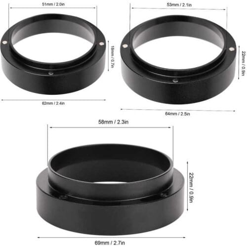 Coffee Powder Dosing Ring Funnel with Magnetic Replacement Coffee Maker Accessory Moka tea set Coffee Accessory