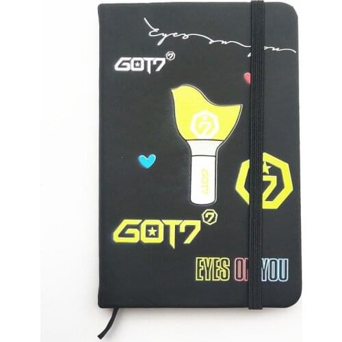 KPOP GOT7 TWICE SEVENTEEN WANNA ONE PU Notebooks Soft Copy Note Pads