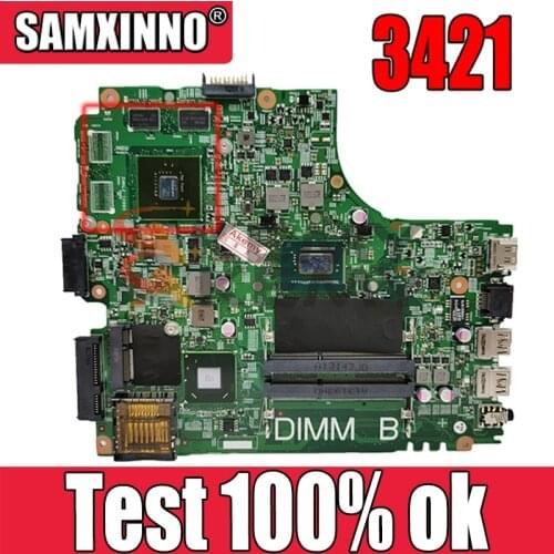 Laptop motherboard For Dell for Inspiron series 3421 motherboard 12204-1 CN-0DCTDH 0DCTDH DCTDH 100% fully tested