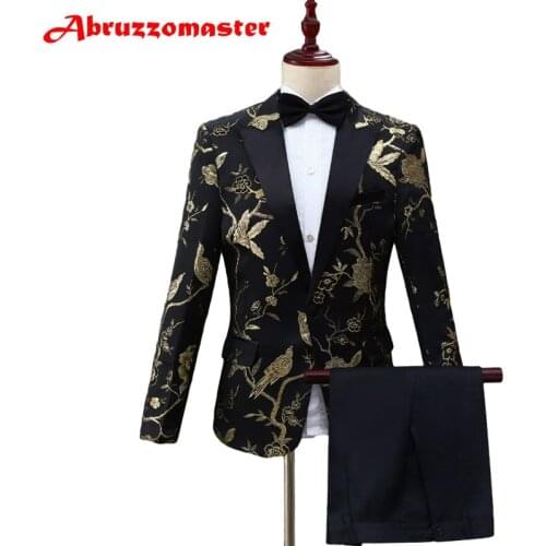 Animal Print Man Suit Print Groom Tuxedos Pesked Lapel Groomsman Suit Custom Made Wedding Suit Tailor Suit Blazer Jacket+pants