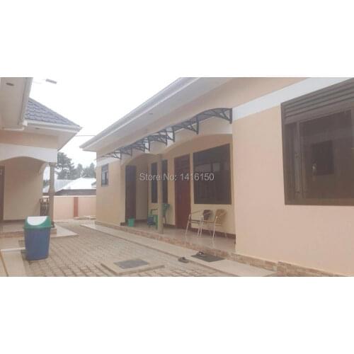 DS100100-P,Customized Awnings for Tanzania customer,3 sets 100x100cm awnings and 1 sets awning without polycarbonate sheet