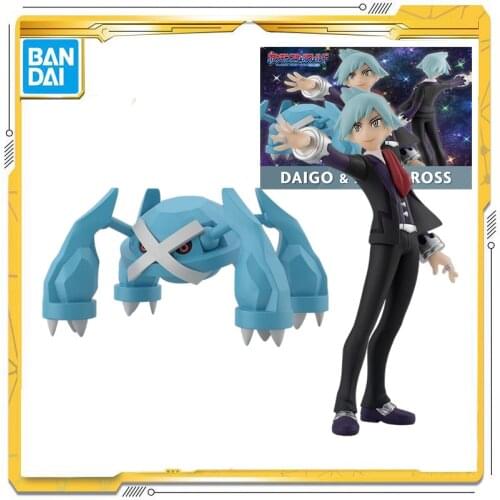 Original BANDAI Pokemon Hoenn region Metagross Steven Stone Pokemon Figures Model Cartoon Action Anime Toys Gifts for Children