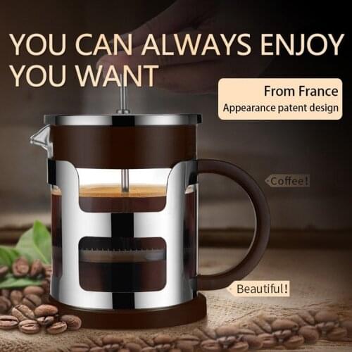 French Coffee Tea Percolator Filter Press Plunger Manual Coffee Espresso Maker Pot Barista Tools