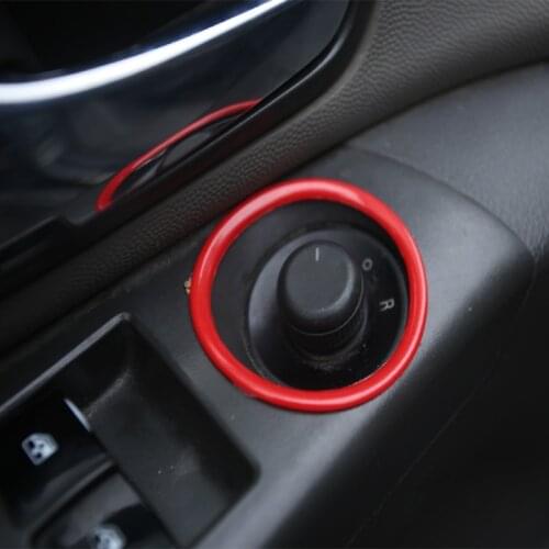 ABS colour ecorative circle rearview mirror knob sequins For Chevrolet Chevy Classic Cruze 2009 2010 2011 2012 2013 2014sedan