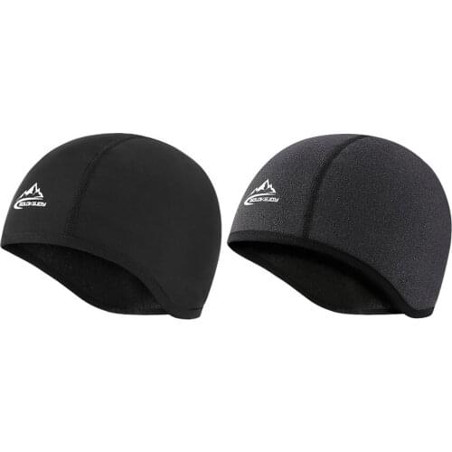 Skull Cap Warm Helmet High Elasticity Breathable Non-irritating Water-repellent Reflective Inner Windproof Ear Protection Hat
