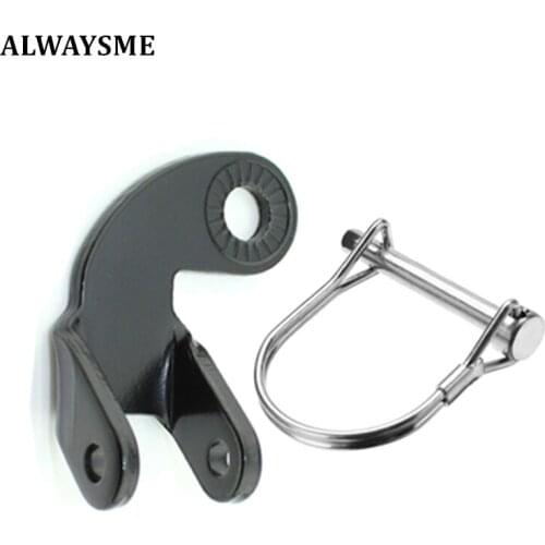 ALWAYSME Bicycle Bike Trailer Coupler 12.2MM Elbow 45/135 Degree 45°/135° Steel Hitch