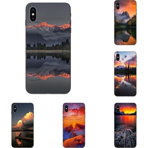 Soft Call Box Mountain Lake Sunset Landscape Buy For Xiaomi Redmi Note 3 3S 4 4A 4X 5 5A 6 6A 7 7A K20 Plus Pro S2 Y2 Y3