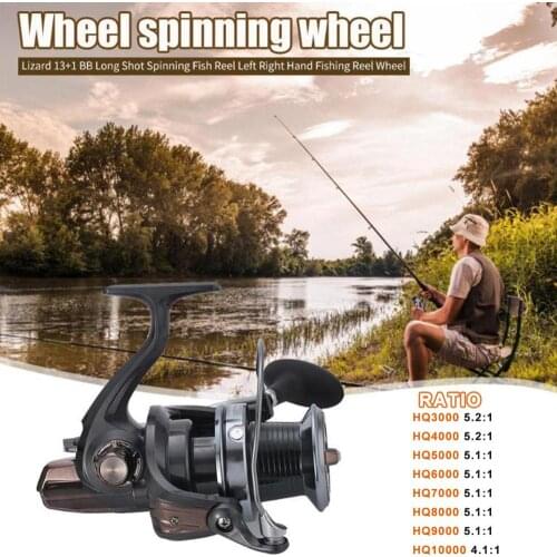 Spinning Reel 13+1BB 5.2:1 High-Speed Gear Ratio Smooth Long Casting Powerful Fishing Reel Fishing Accessories