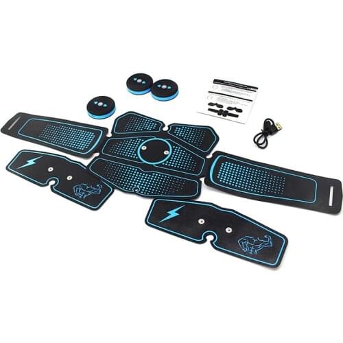 Abdominal Machine EMS Wireless Muscle Stimulator Trainer Smart Fitness Fat Burning Figure Shaping Electric Weight Loss Sticker