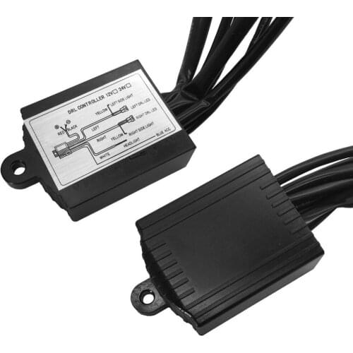 Universal 1.5 m Daytime Running LED Light Relay Harness Control DRL On Off Dimmer Car Daytime Running Lights Controller
