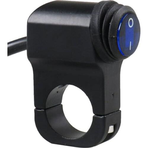 Waterproof 12V Motorcycle Handlebar light On Off Switch Waterproof ATV Headlight Fog Spot 12V