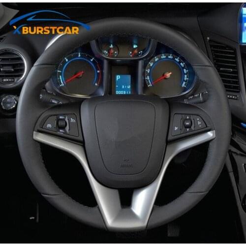 Xburstcar ABS Car Steering Wheel Moulding Decoration Cover Trim Sticker Fit for Chevrolet Orlando 2009 - 2018 Accessories CA