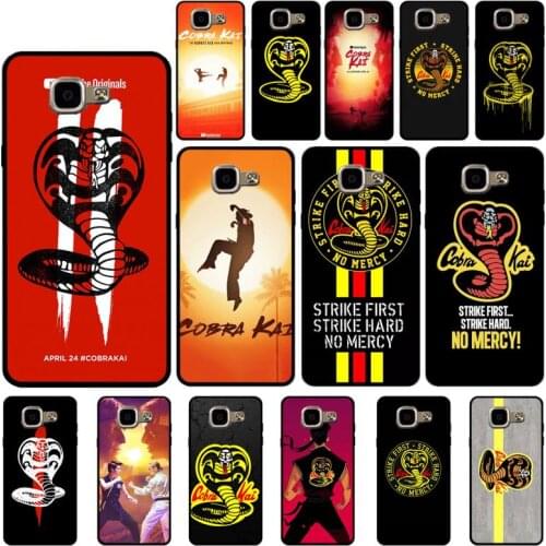 YNDFCNB Cobra Kai Season Phone Case for Samsung A6 A8 Plus A7 A9 A20 A20S A30 A30S A40 A50 A70