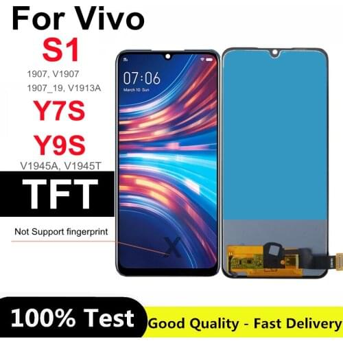6.38" TFT For Vivo S1 Z5 Y7s Y9s V1945A V1945T LCD Display Touch Screen Digitizer Assembly for Vivo S1 LCD