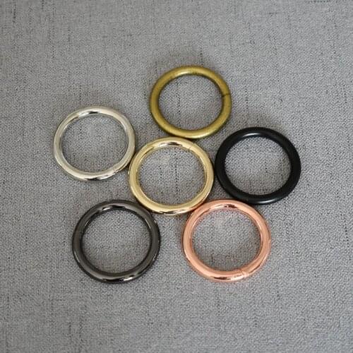20 pcs/pack oval zinc alloy O Ring Key Ring Leather Bag Belt Strap Dog Chain Buckle DIY Metal Heavy Duty Hand Bag Accessories