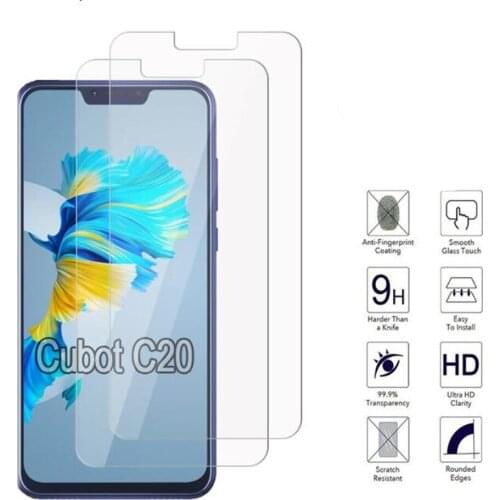 9H Glass For Cubot C20 Cover Phone Screen Protector 2.5D Protective Film On Cubot C 20 Explosion-proof Tempered Glass