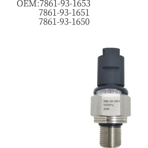 For Komatsu PC200-7 / 300-7 6D102 engine high pressure sensor 50MPa OE: 7861-93-1653 7861931653 original OEM new parts